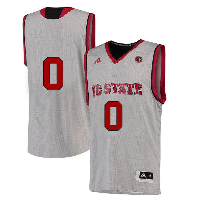 Men #0 Camille Anderson NC State Wolfpack College Basketball Jerseys-White